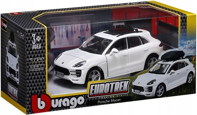 BBU Eurotrek Porsche Macan touring 1:24 hvid