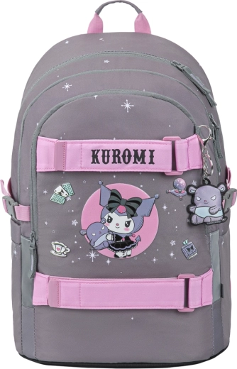 Baagl skoletaske Skate Kuromi grey