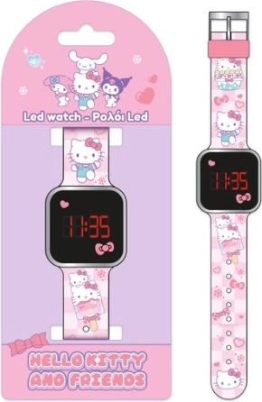 Digitalt LED-armbåndsur til børn med Hello Kitty
