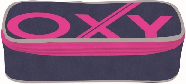 Skole penalhus Oxybag komfort enkeltlags Blue Line Pink