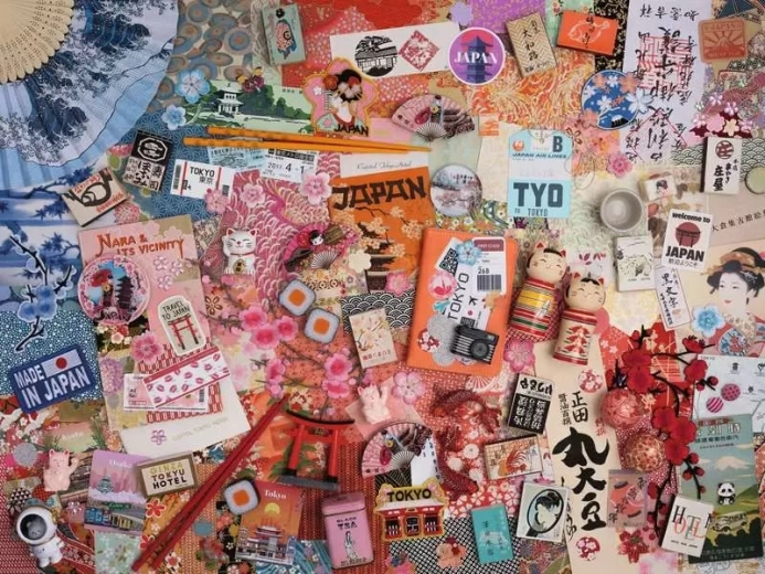 Puslespil Eventyr i Tokyo 1500 brikker RAVENSBURGER