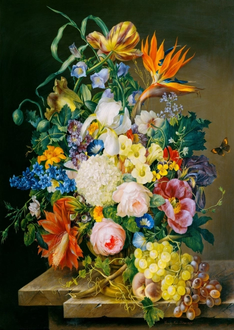 Nyd puslespillet Blomsterværk 1000 brikker