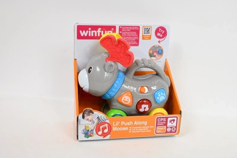 SmilyPlay ride-on elg med lys og melodier