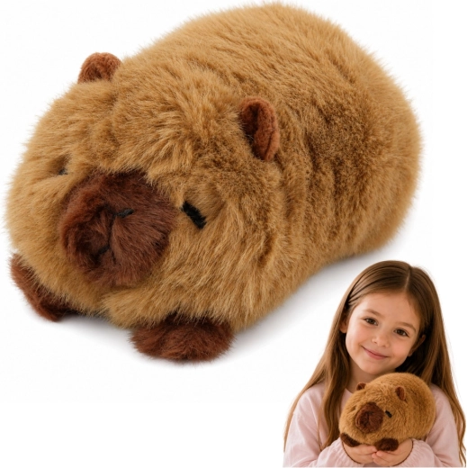 Plyskapybara brun 16 cm - 1 stk.