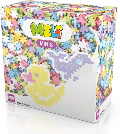 Byggesæt MELI Minis Pastel 800 dele