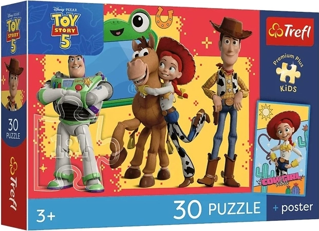 Puzzle Premium Plus Kids Toy Story – legetøjshistorie 30 brikker