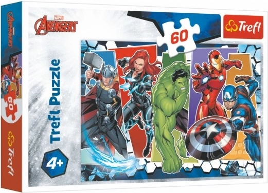 Puslespil 60 brikker - De Uovervindelige Avengers Trefl