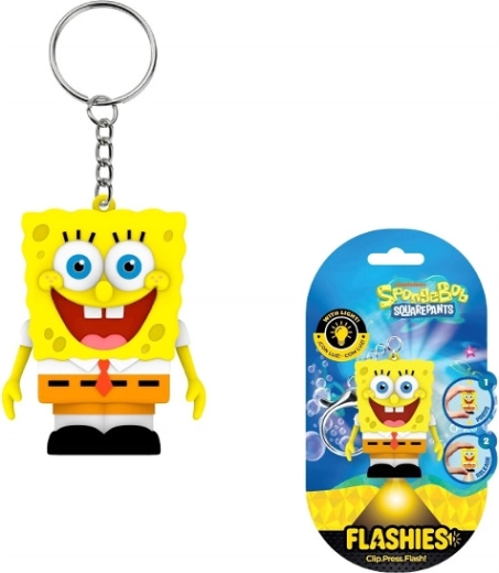 SpongeBob-nøglering med LED-lommelygte