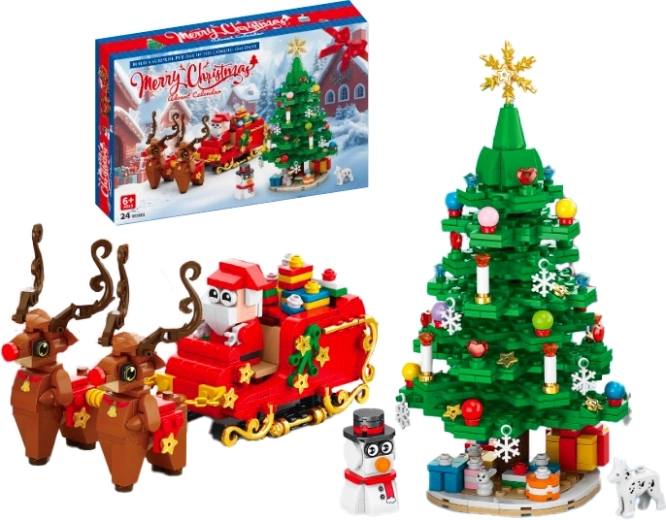 Adventskalender Lele Brother juleeventyr og juletræ (940 dele)