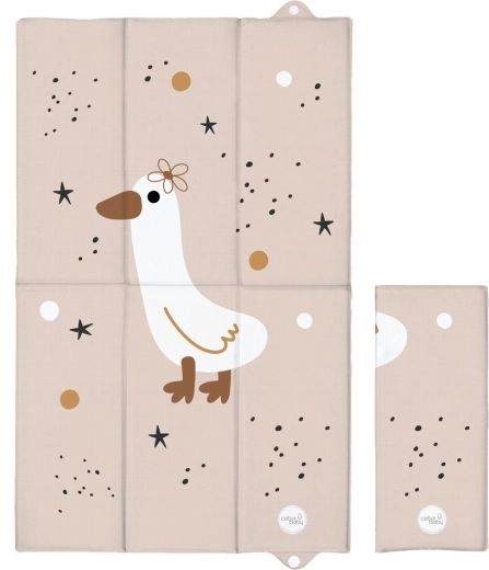 Ceba Baby rejse puslemåtte Basic Star Duck 80 × 50 cm