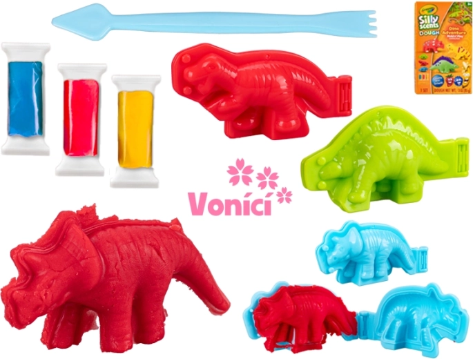 Crayola duftende modelleringsmasse med dinosaurer, sæt til børn
