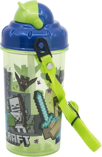 Drikkedunk til børn med sugerør Minecraft Core24, 465 ml