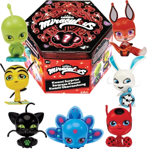 Miraculous kwami surprise box – overraskelsesfigur (Ladybug og Cat Noir)