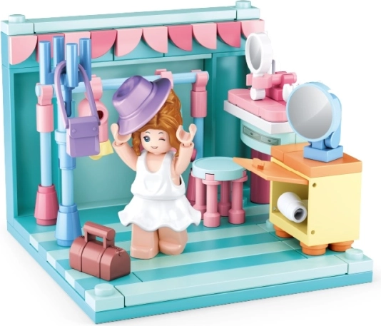 Sluban Handcraft garderobe byggesæt