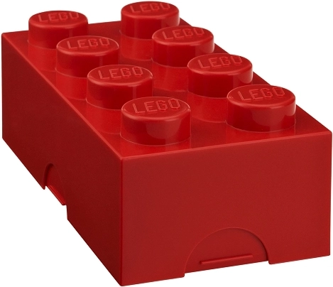 Lego madkasse – rød