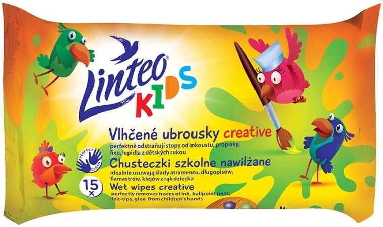 Vådservietter til børn Linteo Baby Kids 15 stk.