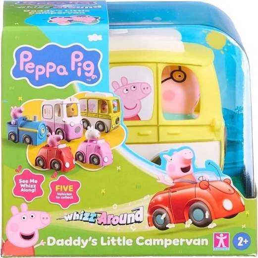 Peppa Pig far Gris' campingvogn på batteri
