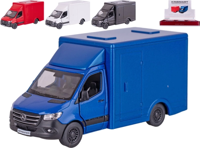 Metalmodel af varevognen MERCEDES-BENZ Sprinter 1:48 Kinsmart