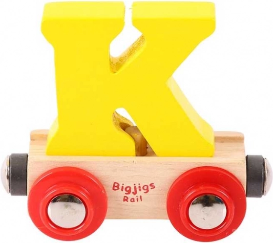Vogn Bigjigs Rail bogstav K