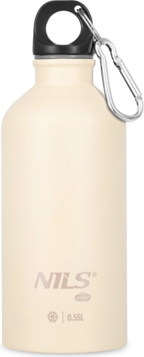Rustfri turflaske NILS Camp 0,55 l beige