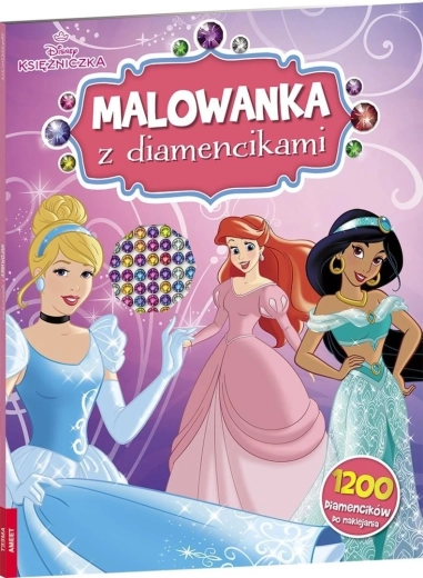 Disney Prinsesser – malebog med diamantklistermærker