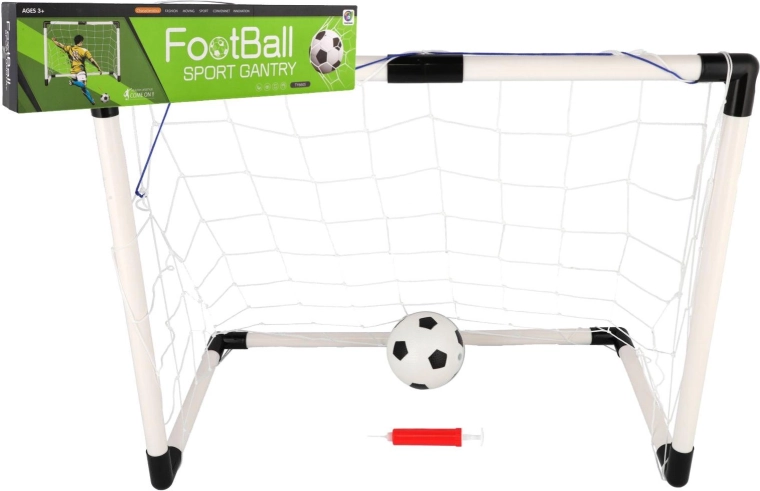 Fodboldmål til børn med bold og pumpe