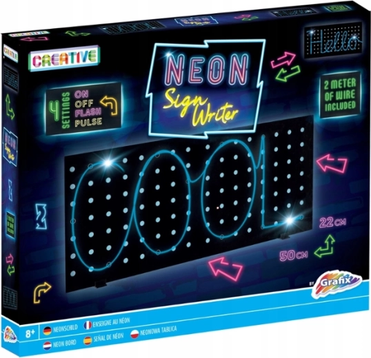 Neon lysskilt med LED-tråd