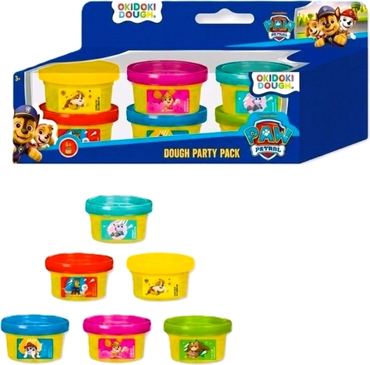 Modelervoks Paw Patrol, sæt med 6 farver
