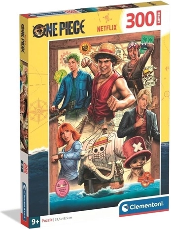 Clementoni puslespil One Piece (Netflix) 300 brikker
