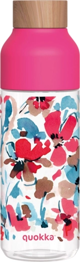Drikkeflaske Quokka Ice Red Flowers 720 ml