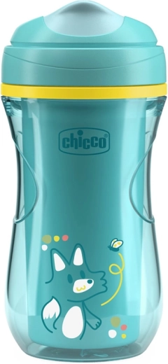 Chicco termo-kop Active med hårdt tudmundstykke, teal, 14 m+