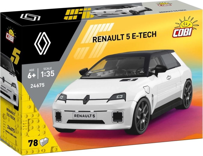 Cobi Renault 5 E-Tech Electric 1:35 (78 dele) - 1 stk.