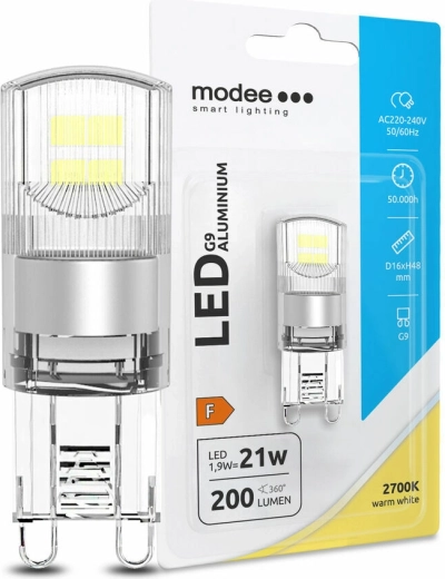 LED pære G9 Modee 1,9 W varm hvid