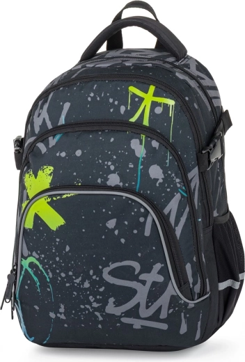 Studierygsæk Oxy Scooler Graffiti Blue