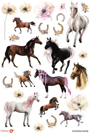 Klistermærker Horses Topgal