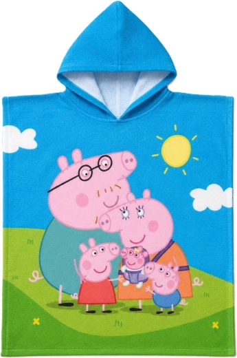 Poncho med hætte Peppa Pig