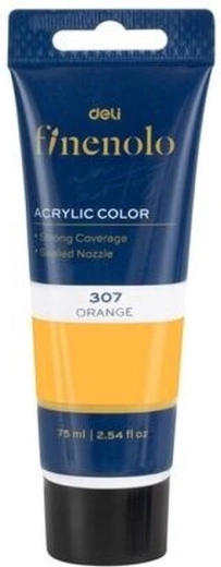 Akrylmaling sennepsgul 75 ml