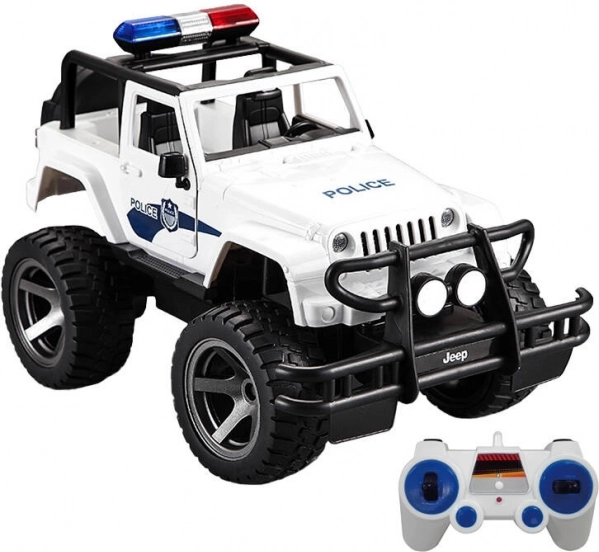 Fjernstyret politibil Jeep 1:12 Double Eagle