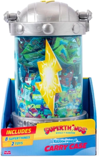 SuperThings Kazoom Power bærbart etui til figurer + 8 overraskelser