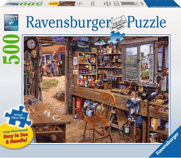 Ravensburger puslespil Farens værksted XXL 500 brikker