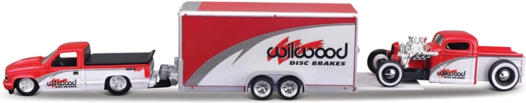 Maisto Design Team Haulers Chevrolet 454 SS pick-up med anhænger og Chevy pickup