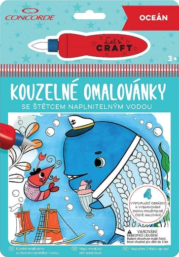 Magiske malebøger CONCORDE ocean