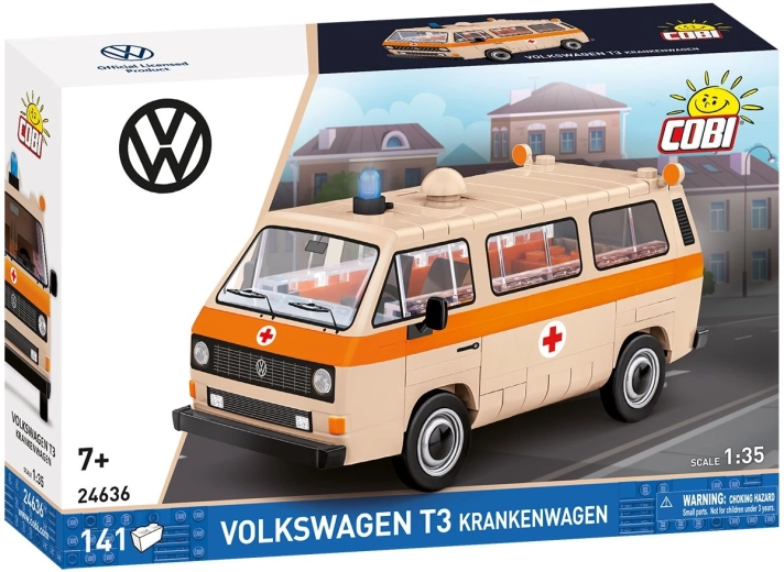 Cobi Volkswagen T3 ambulance 1:35 (141 dele) - 1 stk.