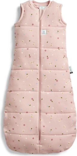 ErgoPouch sovepose i økologisk bomuld Jersey daisies 2,5 TOG (8–24 måneder)