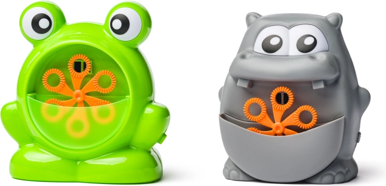 Woobly Boobly automatisk boblemaskine – frø eller flodhest