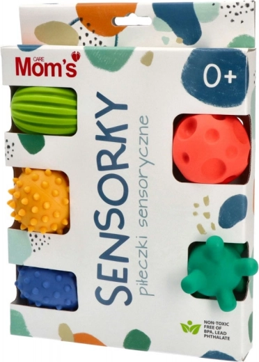 Sensoriske bolde 5 stk Pastel