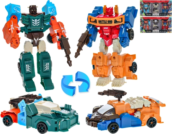 Deformation Warrior – sæt med racerbiler, der forvandler sig til robotter