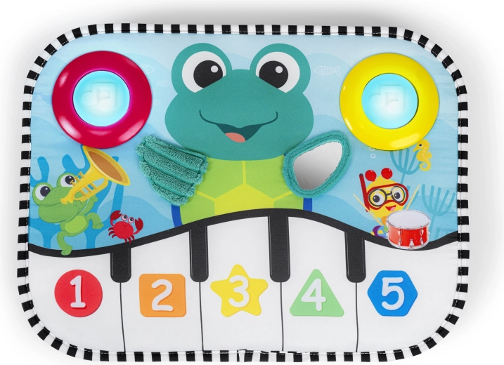 Baby Einstein musikmåtte til tremmeseng og gulv 2-i-1 Neptune's Kick & Explore