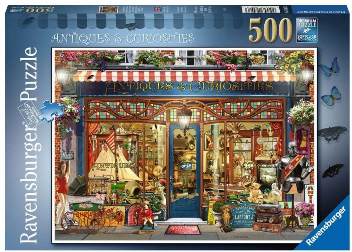 Puslespil 500 brikker – antikviteter og andre ting