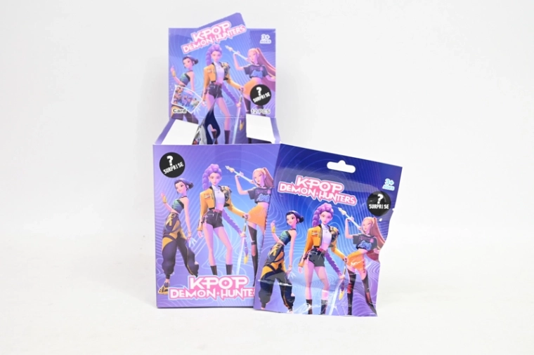 K-pop blind bag nøglering-vedhæng KPop Demon Hunters (12 stk. i display)